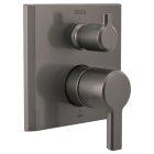 Delta Pivotal™ T24899-KS-PR 2-Handle Monitor® 14 Series Valve Trim with 3-Setting Diverter in Lumicoat® Black Stainless (Rough Sold Separately)