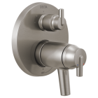 Delta Trinsic® T27T859-SS  Contemporary Two Handle TempAssure® 17T Series Valve Trim with 3-Setting Integrated Diverter in Stainless (Rough Sold Separately)