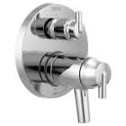 Delta Trinsic® T27T859  Contemporary Two Handle TempAssure® 17T Series Valve Trim with 3-Setting Integrated Diverter in Chrome (Rough Sold Separately)