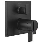 Delta Ara® T27T867-BL Angular Modern TempAssure® 17T Series Valve Trim with 3-Setting Integrated Diverter in Matte Black (Rough Sold Separately)