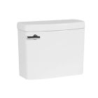 Icera T-3240.01 MALIBU II 1.28 GPF Toilet Tank in Gloss White with Trip Lever in Polished Chrome (Bowl Sold Separately)