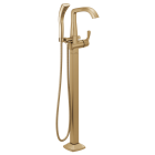Delta Stryke® T4776-CZ-PR-FL Floor Mount Tub Filler Trim    in Lumicoat® Champagne Bronze (Rough Sold Separately)