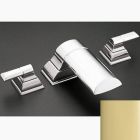 Kohler T6423-4B-PB Neuville Bath/Deck-mount High-Flow Bath Faucet Trim Lever Handles Multi-piece Escutcheons in vibrant polished brass