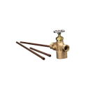 Taco 438-2  1" Tank Fitting with Drain and Shutoff Valve 