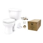 Gerber GTB20952 Maxwell® 1.28 GPF 12" Rough-In Round Front Two Piece Toilet in a Box in White (Includes Tank, Bowl and Seat)