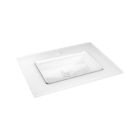 Robern TC25UCN21-1 25" W X 19" D Rectangular Under Counter Single Hole Vanity Top without Overflow in White (Vanity Base Sold Separately)