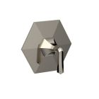 Phylrich TH170/014 Le Verre & La Crosse 8 5/8" Lever Handle Thermostatic Shower Trim in Polished Nickel
