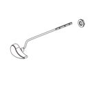 Toto THU808#PB-A Trip Lever in Polished Chrome