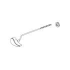 Toto THU820#BN-A Right Hand Side Trip Lever for Toilet Tank in Brushed Nickel
