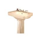 Toto LPT532.8N#01 Promenade 24" x 19-1/4" Rectangular Pedestal Bathroom Sink for 8" Center Faucets in Cotton White