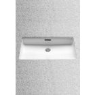 Toto LT191G#01 Rectangular Undermount Bathroom Sink with CEFIONTECT in Cotton White