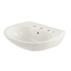 Toto LT241.8G#01 Supreme Lavatory only Sanagloss With 8 Inch Centers In Cotton White