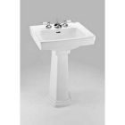 Toto LT532#01 24 Inch Lavatory Only with Single Hole Faucet In Cotton White