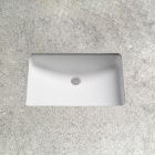 Toto LT540G#01 21-1/4" x 14-3/8" Large Rectangular Undermount Bathroom Sink with CEFIONTECT in Cotton White