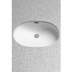 Toto LT546G#01 Oval 19-11/16" x 13-3/4" Undermount Bathroom Sink with CEFIONTECT in Cotton White