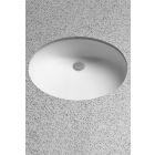 Toto LT597G#01 Dantesca Oval Undermount Bathroom Sink with CEFIONTECT in Cotton White