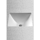 Toto LT624G#01 Legato Rectangular Undermount Bathroom Sink with CEFIONTECT in Cotton White