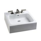 Toto LT645G#01 Vessel Lavatory - Single Hole - Sanagloss-in Cotton White