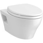 Toto CT428CFG#01 EP 21 1/4" Wall-Hung Elongated Toilet Bowl with Cefiontect in Cotton White (Seat Sold Separately)