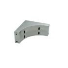 Flaminia TS02/42 Twin Corner Wall Fixing Bracket for Basin in Polished Steel