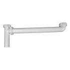 Dearborn P9108A 1-1/2" x 16" Center to Center, Slip Joint End Outlet Waste with Baffle Tee in White