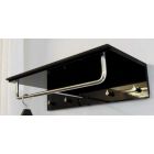 Frost Design U3010 Wardrobe Wall / Coat Rack in Walnut Brushed