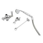 Rohl U.5783APC Georgian Era Riser Diverter with Hand Shower and 60" Hose in Polished Chrome
