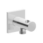 Duravit UV0630026U00 3-1/5" Length Square Wall Outlet with Holder in Chrome