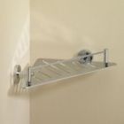 Valsan 53610CR Essentials Triangular Shelf in Polished Chrome