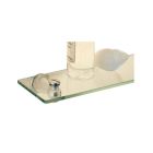 Valsan 66862CR Sintra Glass Shelf 19.75 Inch in Chrome