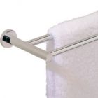 Valsan 67575NI Porto Double Towel Rail Bar in Polished Nickel