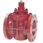 Flowserve Nordstrom 143 Cast Iron Lubricated Plug Valve, 2" Flanged
