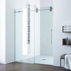Vigo Industries VG6041CHCL6874 Elan 74" H X 68" W Adjustable Frameless Sliding Shower Door in Polished Chrome