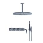 Vola VOL16TR3471 3/4" Thermostatic Mixer with 3 Way Diverter in Polished Chrome