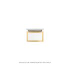 Robern VP12H1D21F26S82 Profiles Framed Vanity, 12" W X 7-1/2" H X 21" D, Matte White, Matte Gold Frame, Full Drawer, Selectable Night Light, 2700K/4000K Temperature