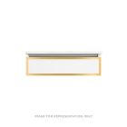 Robern VP30H1D21R28N82 Profiles Modular 30inch Wide Vanity in Matte Black with Matte Gold