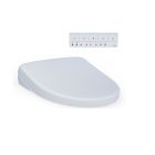 Toto SW4726AT40#01 Elongated Washlet® S7 Electronic Bidet Toilet Seat with EWATER+ Wand Cleaning in Cotton White