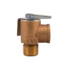 Watts 0342692, M335M2-030, 0.75" Bronze Boiler Pressure Relief Valve, Male Inlet, 30 psi