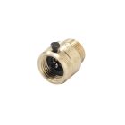 Watts 0061983, 8B, 0.75" Brass Hose Connection Vacuum Breaker Backflow Preventer, Break Away Set Screw