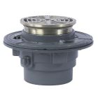 Watts FD100A5, Floor Drain with Round Strainer, 5" Diameter in Nickel Bronze