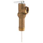 Watts 0066132, LL100XLM7-2.5, 0.75" Brass Self Closing Temperature And Pressure Relief Valve, 150 psi, 210 F, Extended Shank Up To 2.5" Insulation
