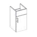 Empire WD18-GGP Daytona 30.25" H X 16.5" W X 16" D Doll House 18 Wall Hung Vanity in Greyline Gloss