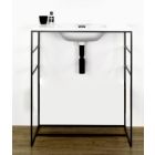 Wetstyle C2-24CO-MB C2 20" D X 24" L X 34 3/4" H Furniture Console in Black Matte