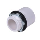 Oatey 34088 1" Adapter - Water Heater Pan in White