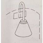 Robern WMH-C2S Halogen Light Kit Mirror Mount (2 Lights Per Kit) in Matte Silver