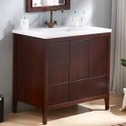 Dickson WN3621-4DR-C Nash 36" L X 21-1/2" W X 33" H Vanity with 4 Drawers Right in Cafe