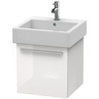 Duravit XL604302222 X-Large 17.75" L X 17.5" W X 17.63" H Wall-Mount Vanity Base Only in White (Vanity Top Sold Separately)
