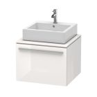 Duravit XL671901818 X-Large 24" L X 22" W X 18" H Wall Mounted Vanity Base Only with Single Drawer for Console in White Matte (Vanity Top Sold Separately)