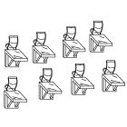 Robern CB-XSS131-12 Shelf Clips (12 Peice)