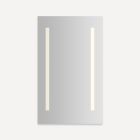Robern YC2440D4P1R3 Vitality Lighted Cabinet, 24" W X 40" H X 4" D, Warm White (3000K), Dimmable, Electrical Outlet, Right Hinge